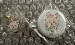 ちいかわミニアクリルチャーム＋缶バッチ 古本屋 カニちゃんセット