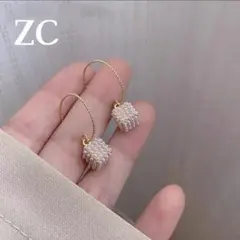 No. 023 ZC 韓国大人気ピアス　両耳 S925 スピード発送
