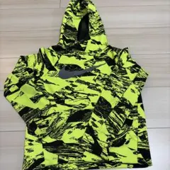 Nike DRI-FIT 蛍光イエロー パーカー S