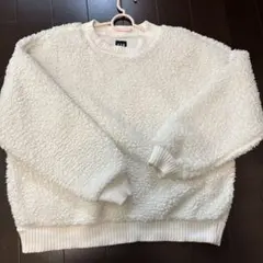 GAP ボアスウェット M ホワイト