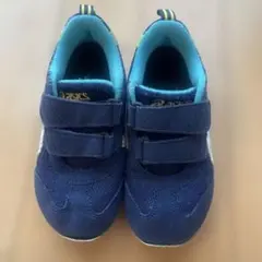 アシックス　スクスク　17.5cm ネイビー