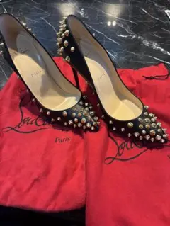 Christian Louboutin スタッズ パンプス 36.5 - メルカリ