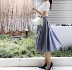 UNIQLO ストライプ サーキュラースカート