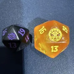 MTG 20面ダイス FF ギフトバンドル　2個 MTG 20面ダイス FF ギフトバンドル 2個 MTG 20面ダイス FF