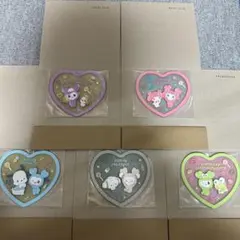 TWICE LOVELYS クリアラバーコースター　5種類セット