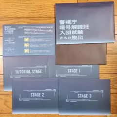SCRAP『警視庁暗号解読班 入団試験からの脱出』謎解きキット