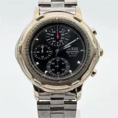 GUESS ゲス ブラック クロノグラフ アナログ 腕時計