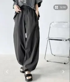 【新品タグ付き】ミリタリーピグメントカーゴパンツ コットン製 S