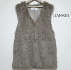 JEANASIS グレー ファーベスト