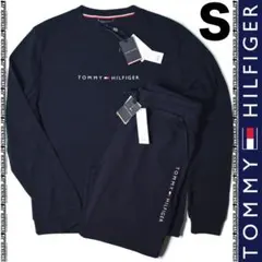 【定価2.4万円】 トミーヒルフィガー セットアップ 高級ライン ネイビー S
