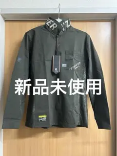 アイズフロンティア　 ポロシャツ　長袖　作業服　カーキ　S