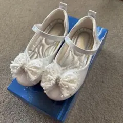 シルバーフォーマルシューズ18cm