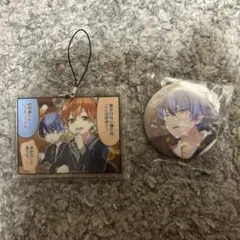 東雲彰人 青柳冬弥 アクキー プロセカ ホログラム缶バッジ