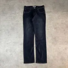 ストレートデニムパンツ インディゴ 美シルエット 大人カジュアル