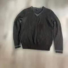 EPoca Uomo ダークグレー Vネックニット　サイズ48（L）のサムネイル