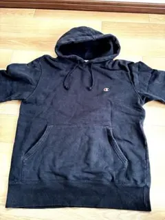 ★値下げ★Champion ブラック　パーカー LARGE