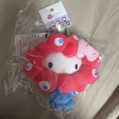 会場限定 ミャクミャク キティ カラビナぬいぐるみキーホルダー
