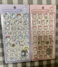 ちいかわ BONBON DROP シール　モモンガ　古本屋セット