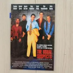 映画「ザ・ユージュアル・サスペクツ」海外版ビジュアルA5サイズミニ