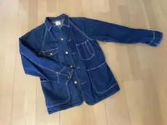 美品 orSlow デニムワークジャケット カバーオール インディゴ 日本製のサムネイル