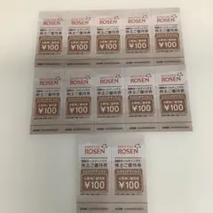 相鉄ローゼン 株主ご優待券　買物優待券 12枚セット　相鉄ホールディングスのサムネイル