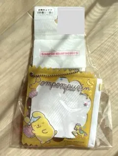 ポムポムプリン PVCチャーム チャック付きミニポーチ