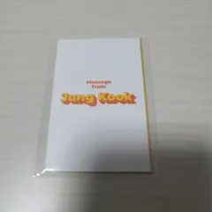 BTS Butter メッセージカード ジョングク