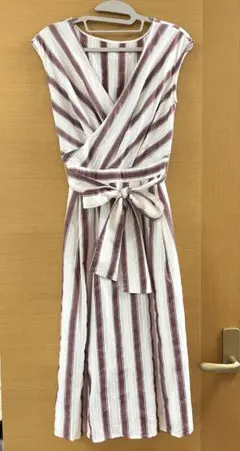 ROPE PICNIC ロペピクニック　ノースリーブ　ワンピース　ストライプ