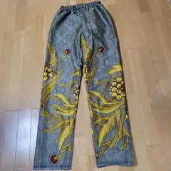 アフリカ布イージーストレートパンツcotton