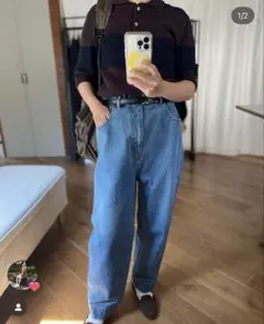 大幅値下げ！PHEENY/VINTAGE DENIM BIG JEANSのサムネイル