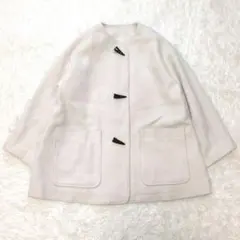 yuni　ウールスーパー100 トグルボタン ショートコート
