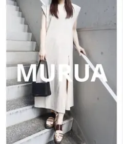 ノースリーブ カットソーワンピース