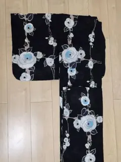 【Sunny ♡】花柄 黒色 浴衣 綿 ANNA SUI　アナスイ　浴衣 Sunny ♡様専用】花柄 黒色 浴衣 綿 ANNA SUI アナスイ 浴衣 - メルカリ