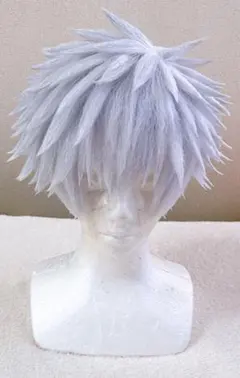 呪術廻戦 五条悟 セット済 ウィッグ コスプレ衣装 五条 悟 高専