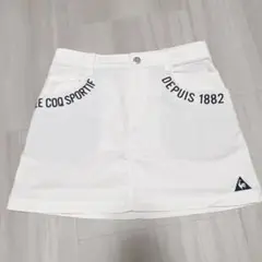 LE COQ SPORTIF ゴルフ レディース ホワイトスカート 9号