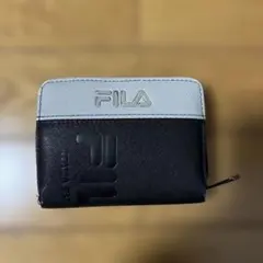 FILA 二つ折り財布 ブラック×グレーのサムネイル
