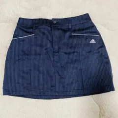 adidas ゴルフスカート ネイビー ピンストライプのサムネイル