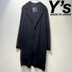 希少 ワイズ ヨウジヤマモト メッシュ切替 ロングジャケット コート