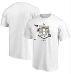 大谷翔平選手　50-50 達成記念グッズ　Tシャツ(ホワイト) Lサイズ