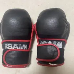 ISAMI パウンドグローブ Fサイズ 黒/赤 パウンドグローブ（1組）黒・赤・青 ISAMI・イサミ : 東山堂