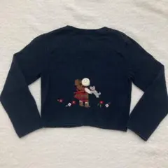 familiar カーディガン 110㎝　ネイビー