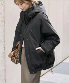 《お値下げ》即完売品 SpickandSpan 2WAY 撥水ダウンハーフコート