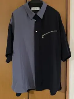 CULLNI 半袖シャツ グレー ネイビー