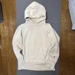 Champion Reverse Weave パーカー ベージュ M