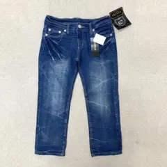 新品　DOSCH クロップドパンツ　デニム　ブルー　スキニー　ユニセックス