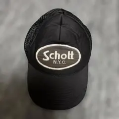 Schott 黒 キャップ ベースボールキャップのサムネイル