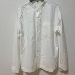 無印良品 フランネル スタンドカラーシャツ Lサイズ