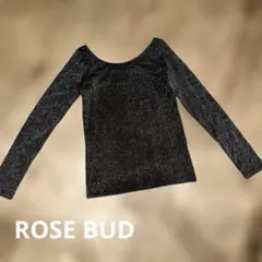 ROSE BUD グリッタートップス　ラメプルオーバー