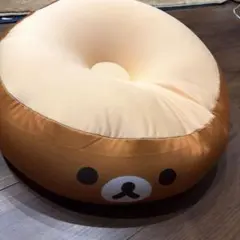 リラックマ ドーナツ型 ビーズクッション