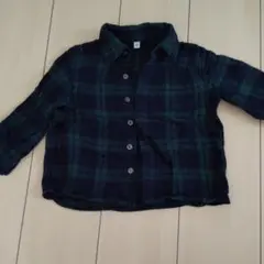チェックシャツ 90 80